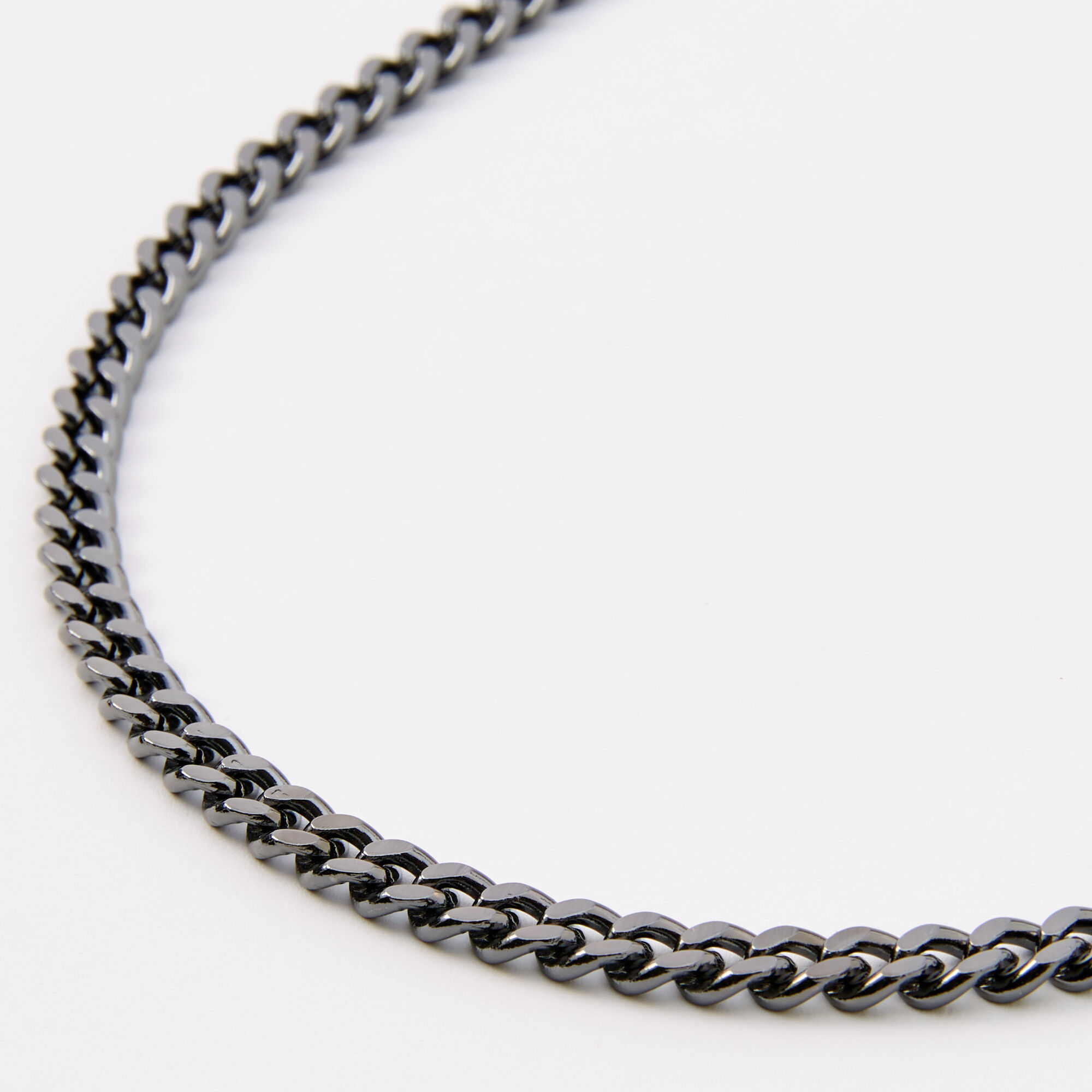 View Claires Hematite Cuban Chain 20 Necklace information