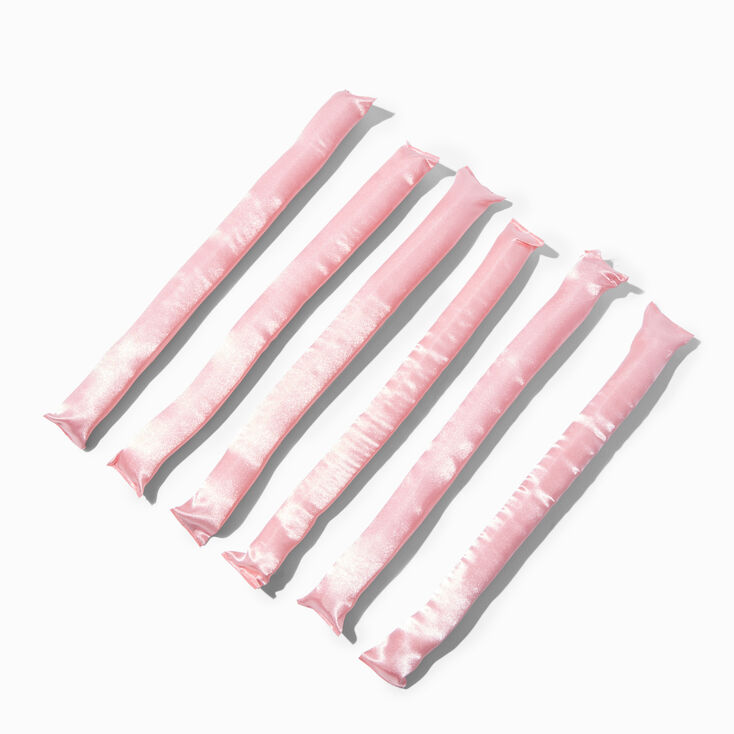 Tiges &agrave; friser non chauffantes roses - Lot de 6,