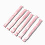 Tiges &agrave; friser non chauffantes roses - Lot de 6,