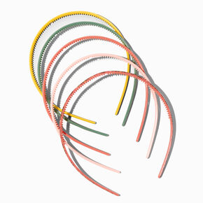 Claire&#39;s Club Woodland Plastic Headbands - 5 Pack,