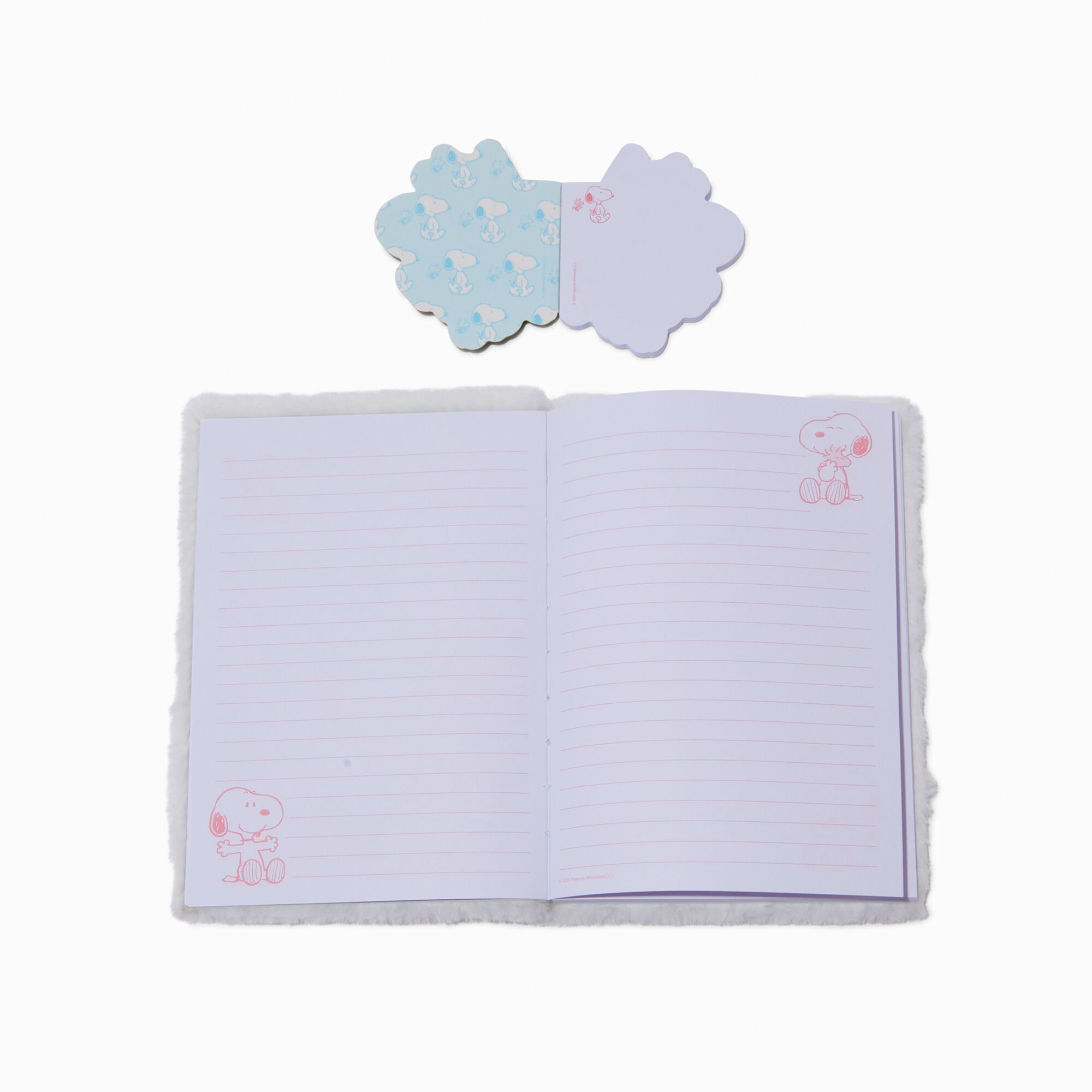 Peanuts™ Snoopy Claire's Exclusive Plush Notebook Set - 2 Pack,