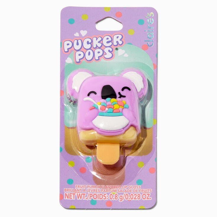 Pucker Pops&reg; Koala Cereal Lip Gloss - Fruit Punch,