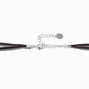 Cowgirl Burnished Silver-tone Filigree Turquoise Medallion Choker Necklace,