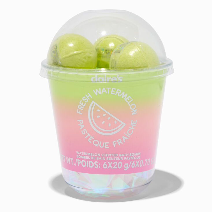 Fresh Watermelon Bath Bomb Set - 6 Pack,
