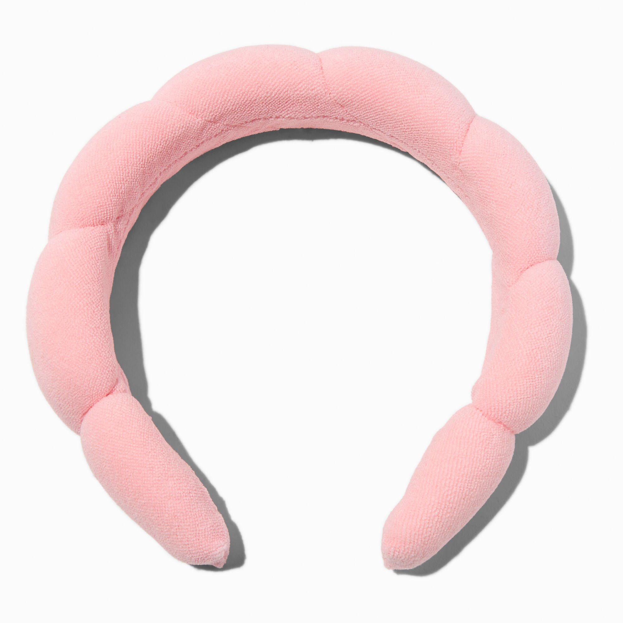 Pink Puffy Spa Headband,