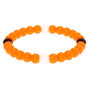 Neon Fortune Stretch Bracelet - Orange,