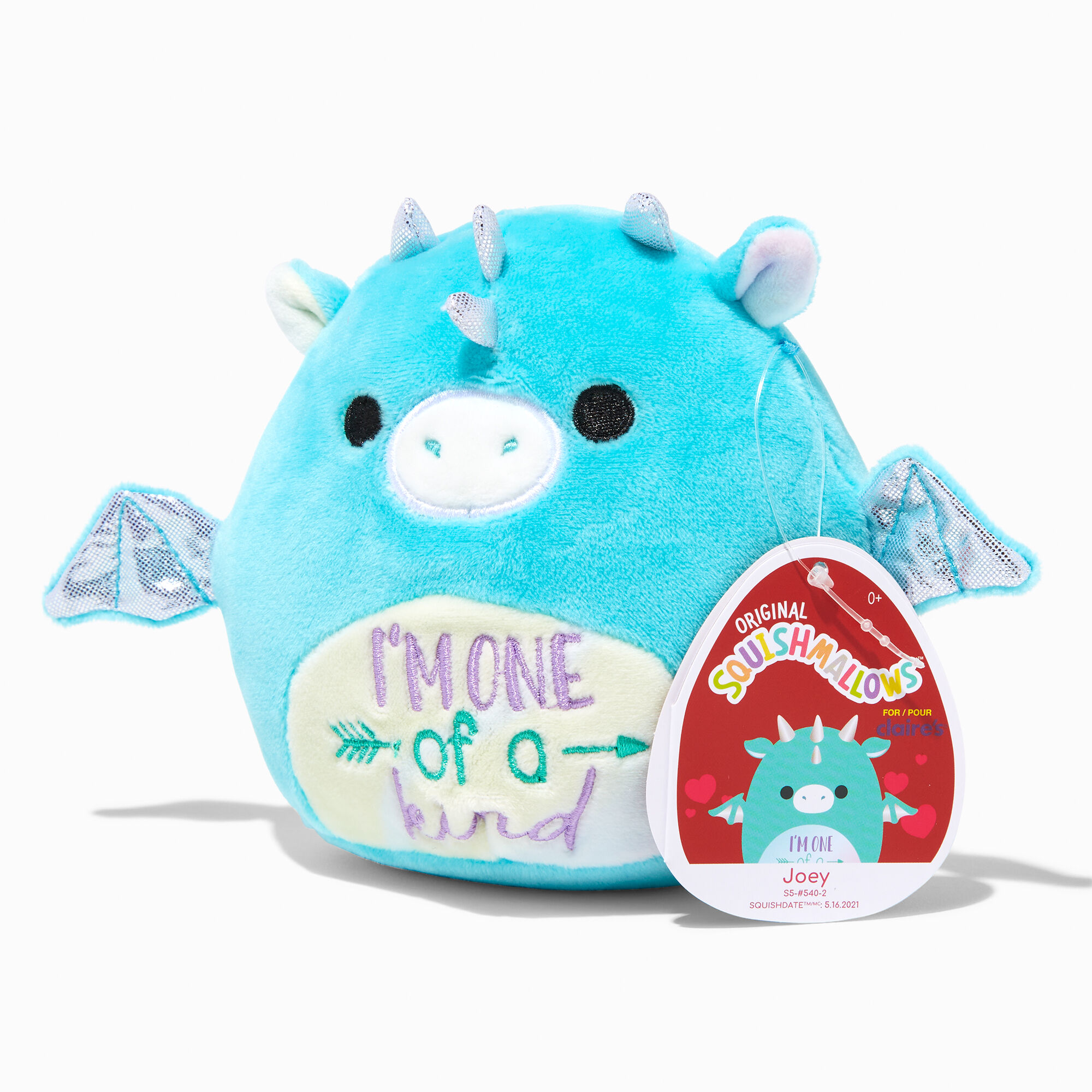 Squishmallows™ 5" Inspirational Message Plush Toy - Styles May Vary,