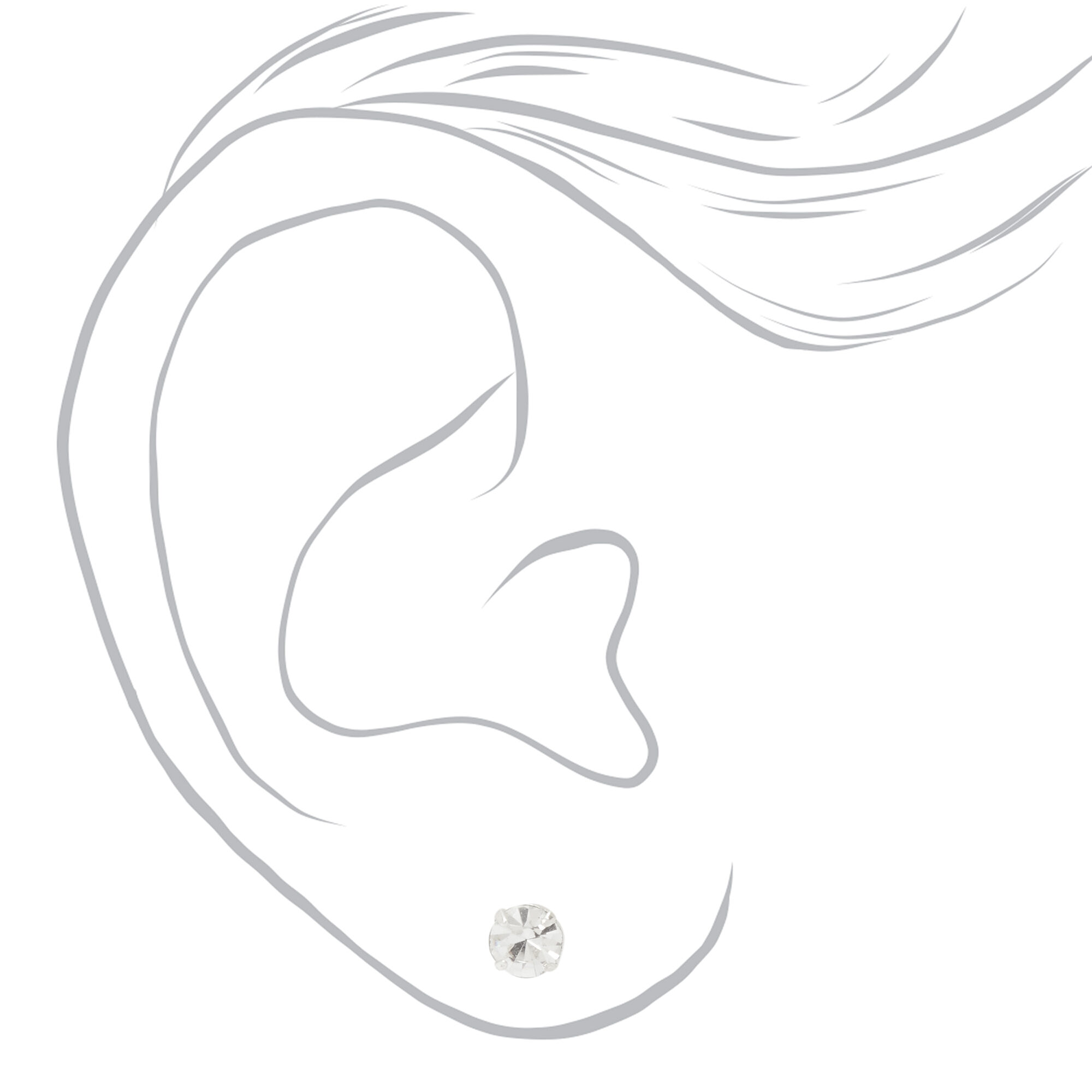 Silver Embellished Infinity Jewellery Set - 3 Pack,