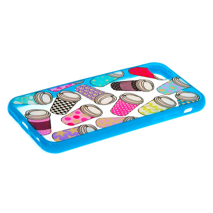 Coffee Cup Clear Phone Case - Fits iPhone 6/7/8/SE,