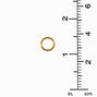 18kt Gold Plated Titanium 16G Crystal Marquise Cartilage Stud &amp; Hoop Earrings - 3 Pack,