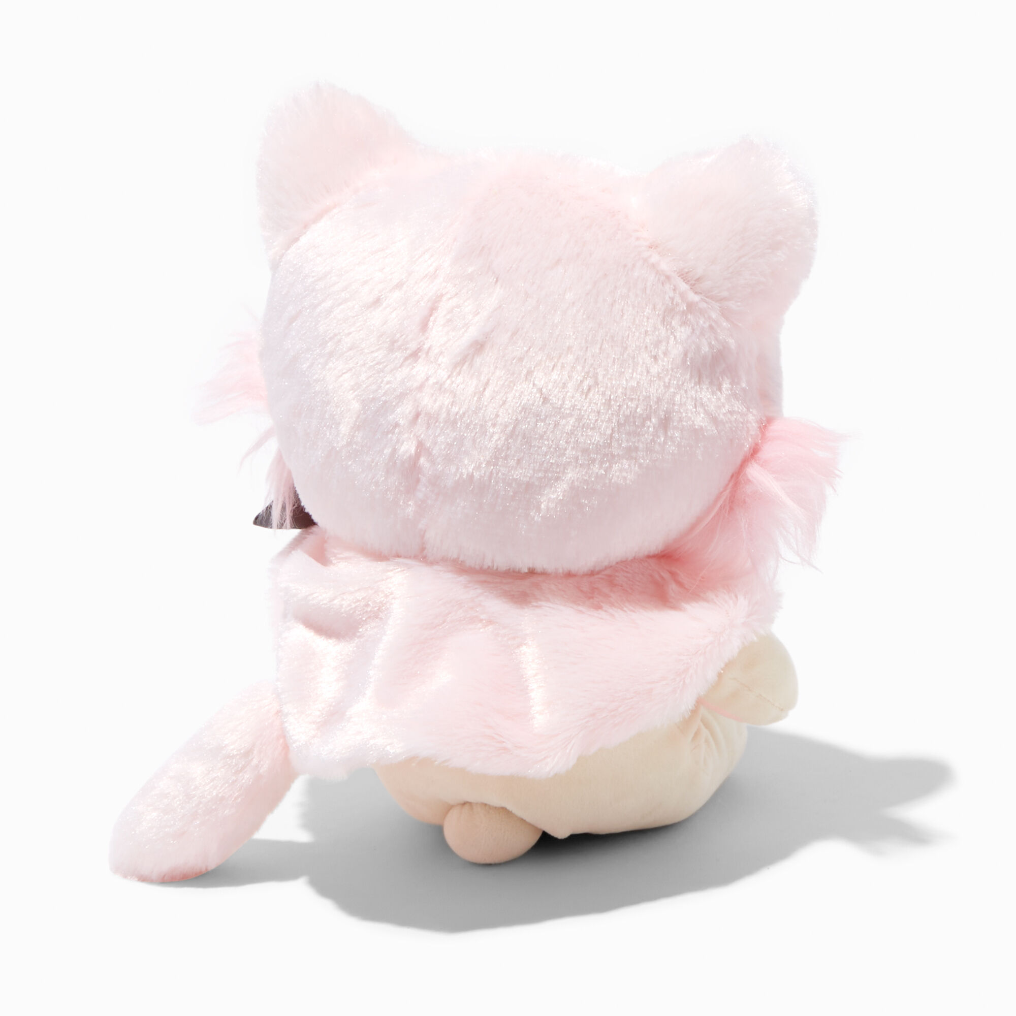 Pink plush sale cat
