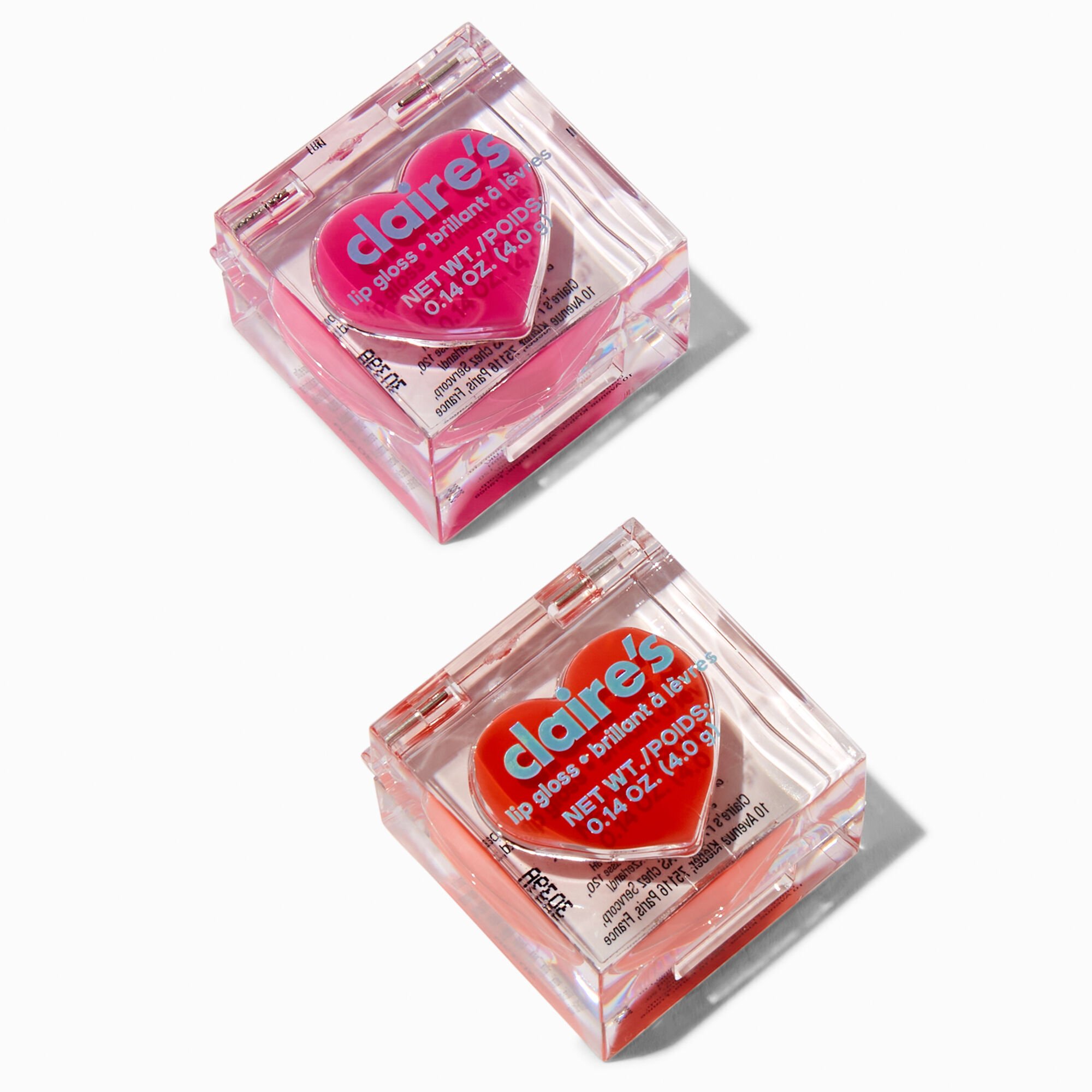 Hot Pink & Coral Ornament Lip Balm Set - 2 Pack,
