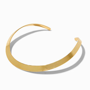 JAM + RICO x Claire&#39;s 18k Yellow Gold Plated Rigid Choker Necklace ,