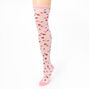 Strawberry Print Over The Knee Socks,