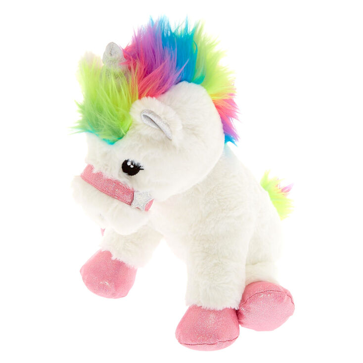 Claire&#39;s Club Medium Starbright the Magical Unicorn Soft Toy,