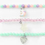 Claire&#39;s Club Pastel Pearl Beaded Stretch Bracelets - 3 Pack,