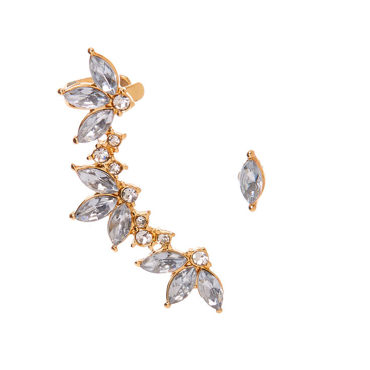 Gold 1 5 Ear Crawler Earrings Set Gold 1 5 Ear Crawler Earrings Set