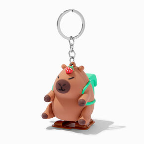 Capybara Wind-Up Keychain,