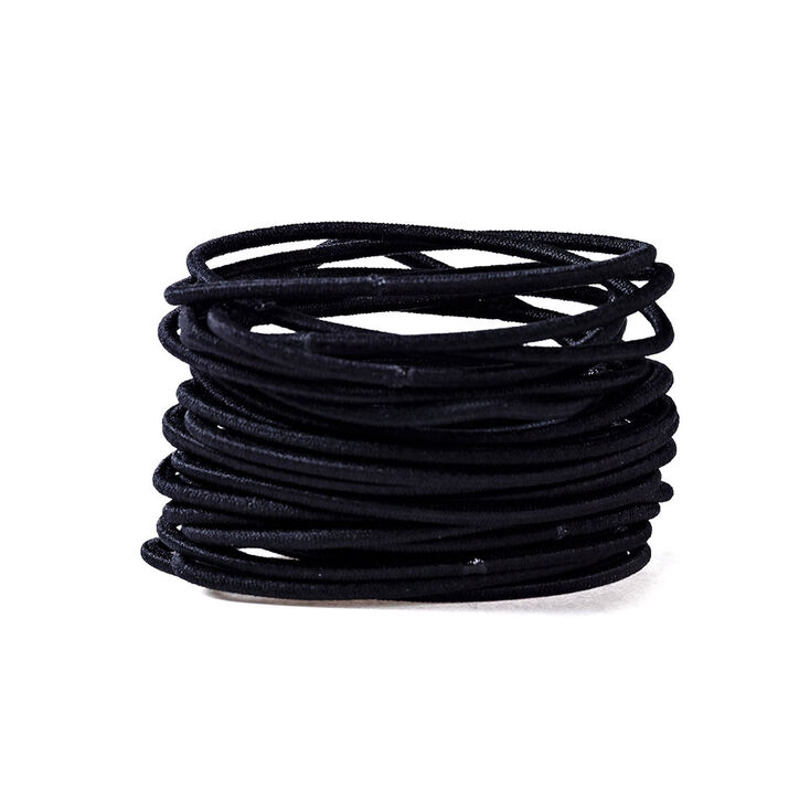 Lot de 30&nbsp;&eacute;lastiques &agrave; cheveux fins,