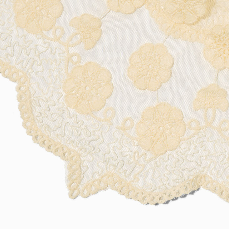 Boho Ivory Lace Headwrap,
