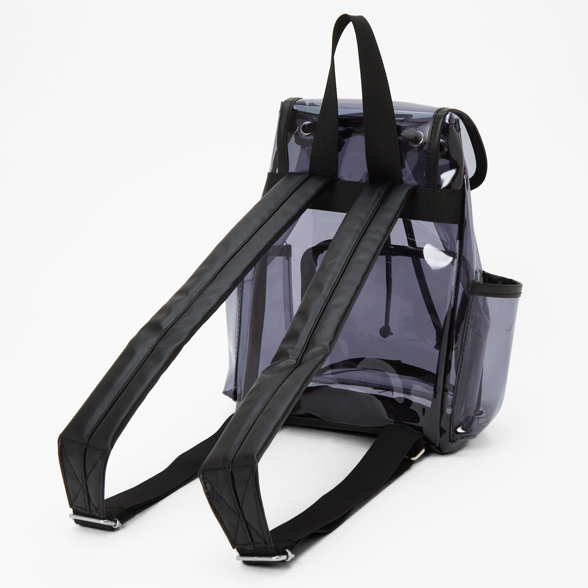 Clear deals black backpack