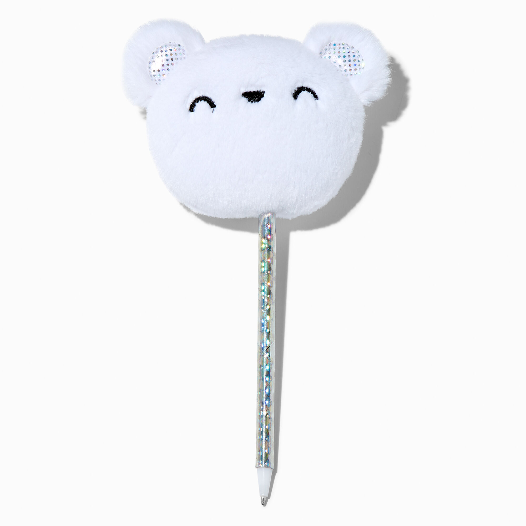 View Claires Polar Bear Head Pom Pen information