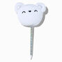 Polar Bear Head Pom Pom Pen,