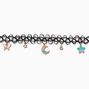 Celestial Glow In The Dark Tattoo Choker Necklace,