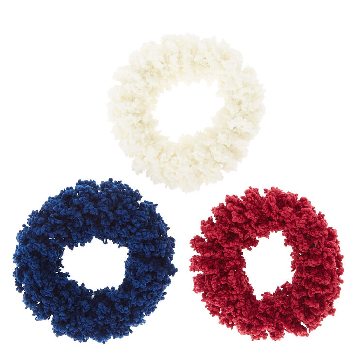 Chouchous ultra doux bordeaux, bleu marine et blanc,