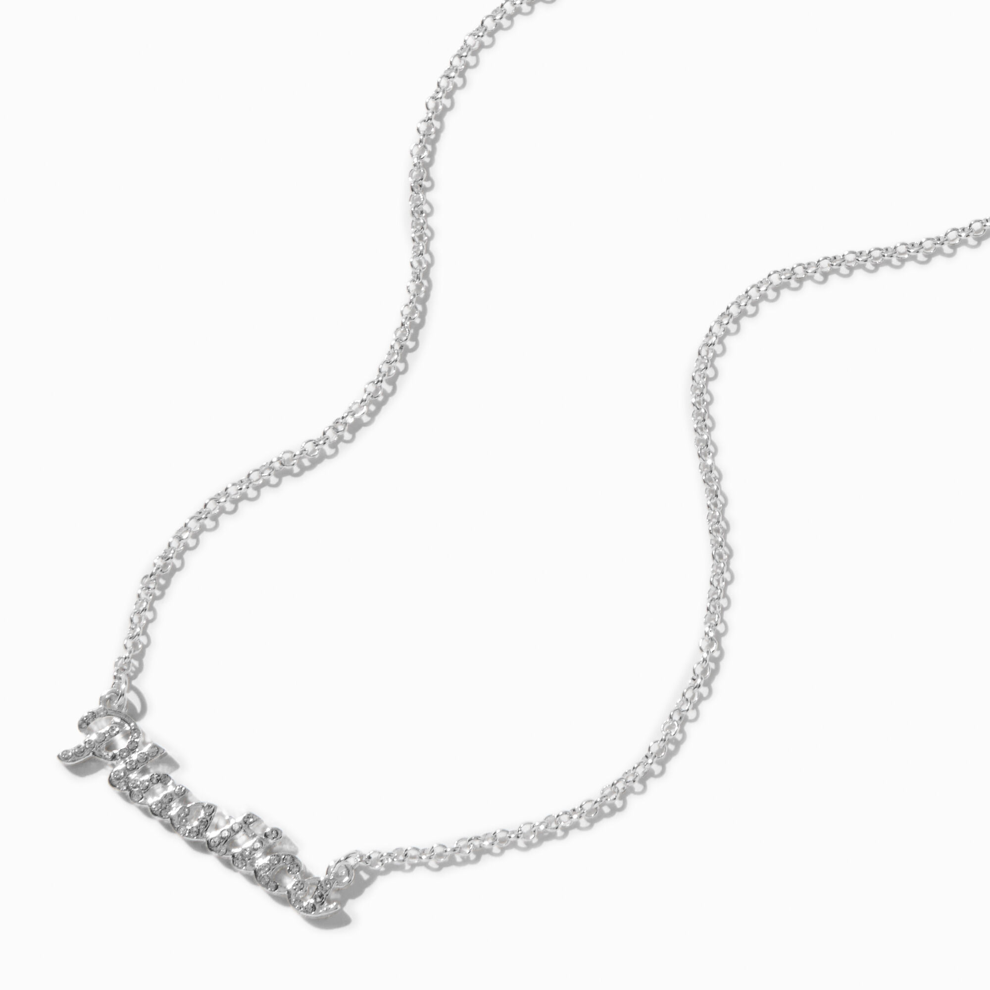 View Mean Girls X Claires Tone Plastics Pendant Necklace Silver information
