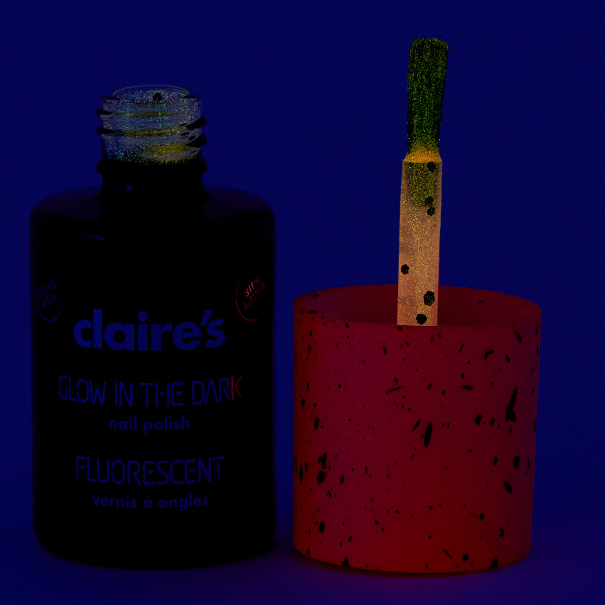 Claire's glow in new arrivals the dark nail polish