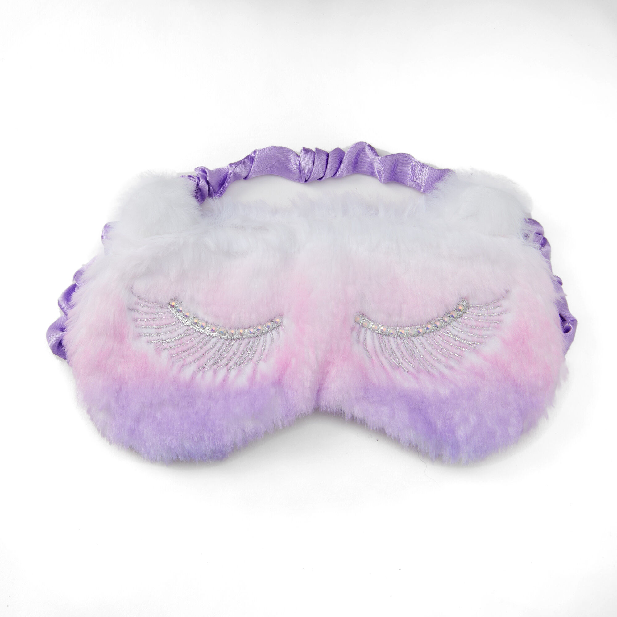 Purple Ombre Furry Sleeping Mask,