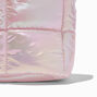 Metallic Pink Puffy Tote Bag,