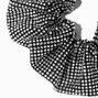 Silver Rhinestone Sparkle Hair Scrunchie,