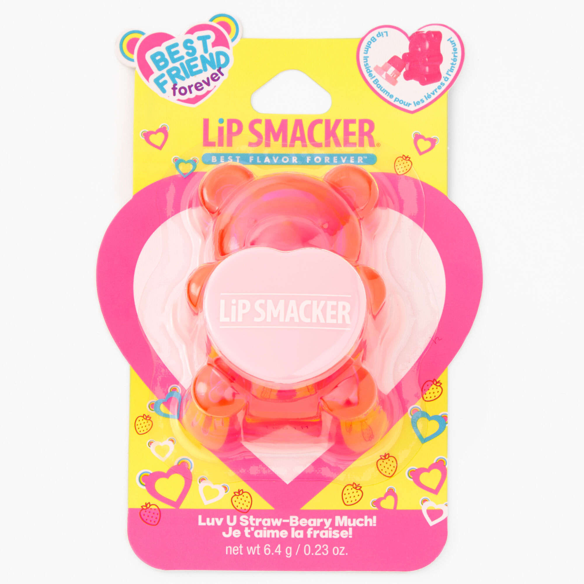 Lip Smacker® Pink Best Friend Forever Sugar Bear Lip Balm,