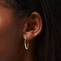 Gold-tone 30mm Hoop Earrings,