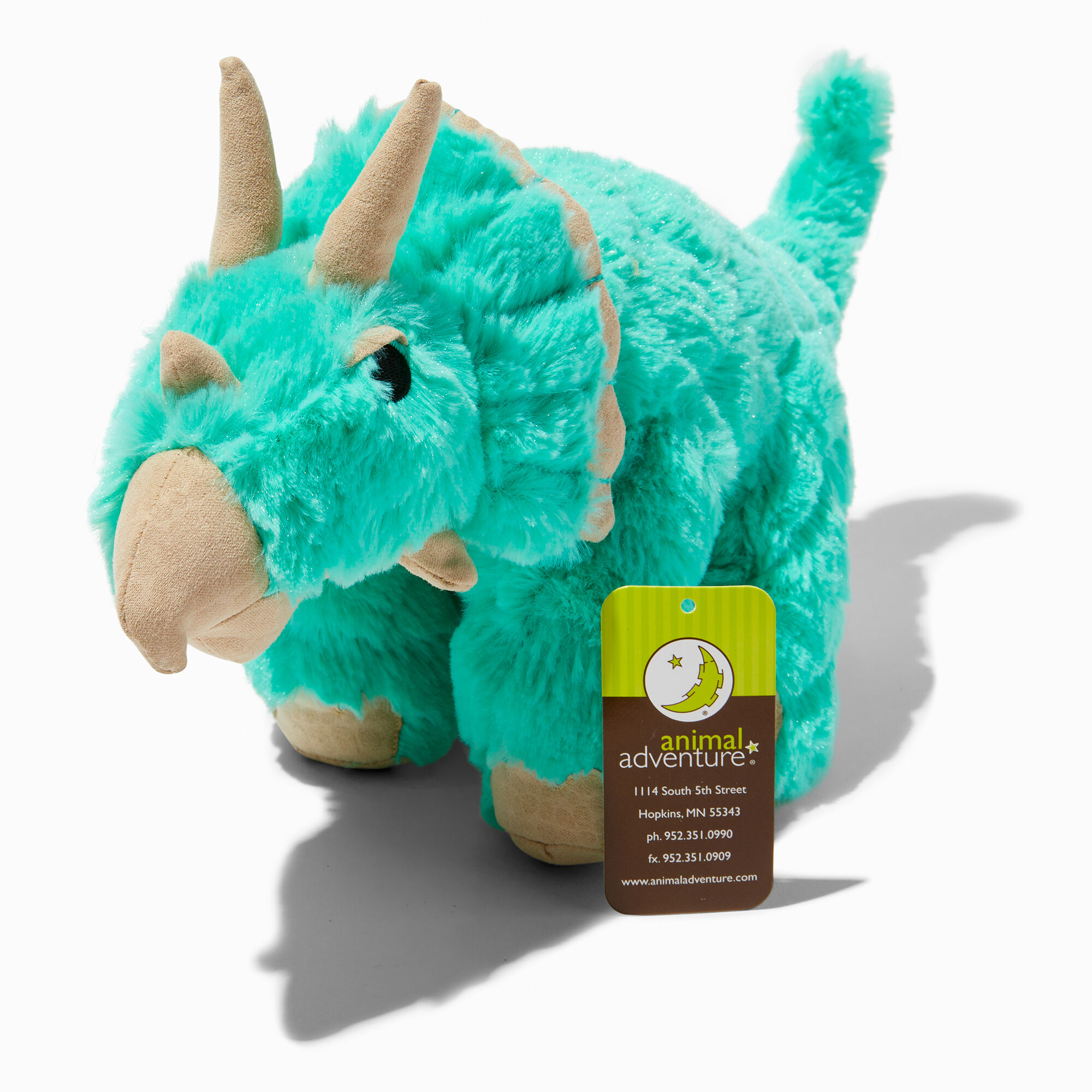 View Claires Animal Adventure Aqua Dinoriffic Soft Toy information