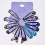 Floral Butterfly Snap Hair Clips - 12 Pack,