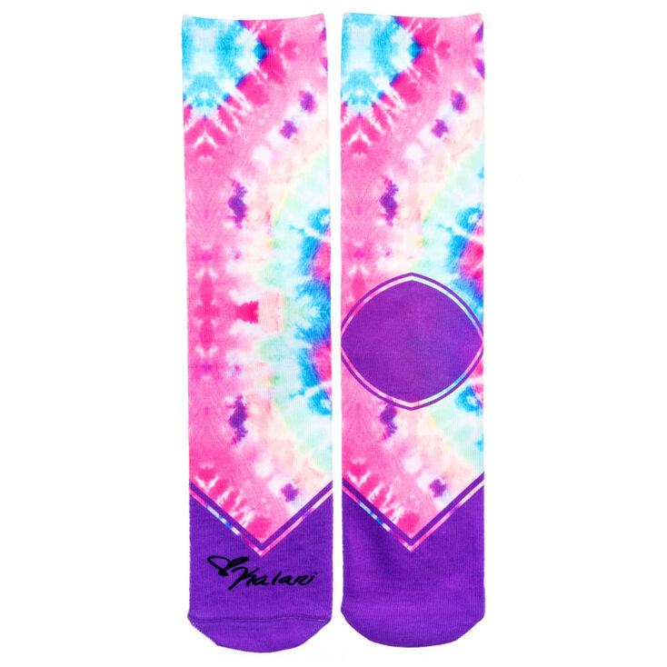 Kalani Hilliker Pretty Feet Tie-Dye Design Socks,