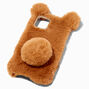 Furry Brown Bear Protective Phone Case - Fits iPhone&reg; 12 Pro,