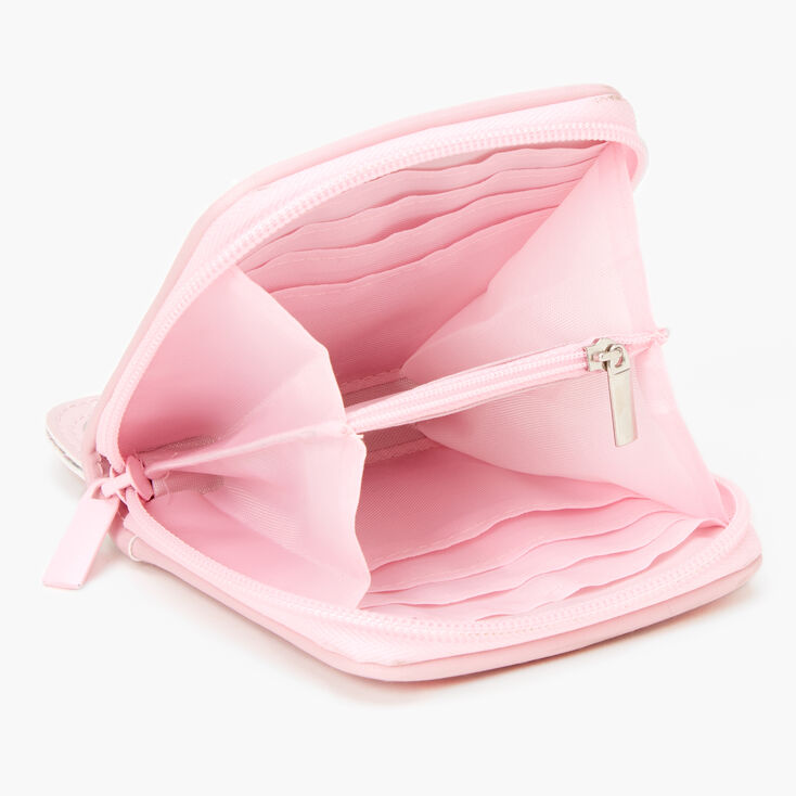 Bunny Ears Sequin Wallet - Pink,