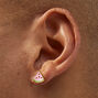 18k Gold Plated Watermelon Stud Earrings,
