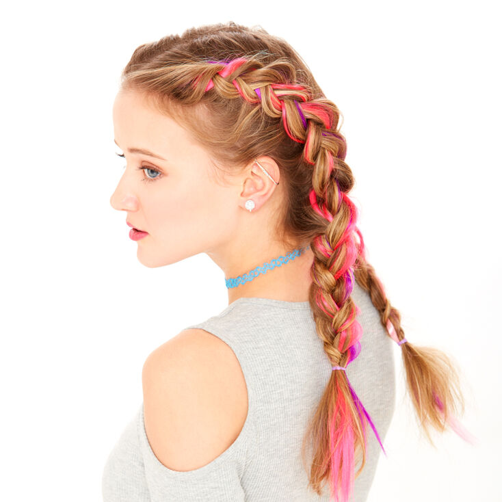 Extensions de cheveux clip d grad rose chewing gum 2 Extensions de cheveux clip d grad rose chewing gum 2