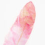 Pink Glittery Ombre Feather Pen,