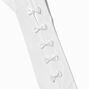 White Satin Bow Long Gloves,