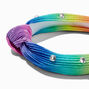 Claire&#39;s Club Top Knot Rainbow Gems Headband,