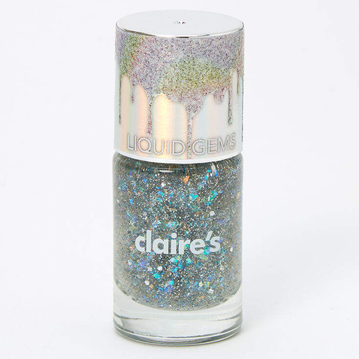 Liquid Gems Nail Polish - Charcoal,
