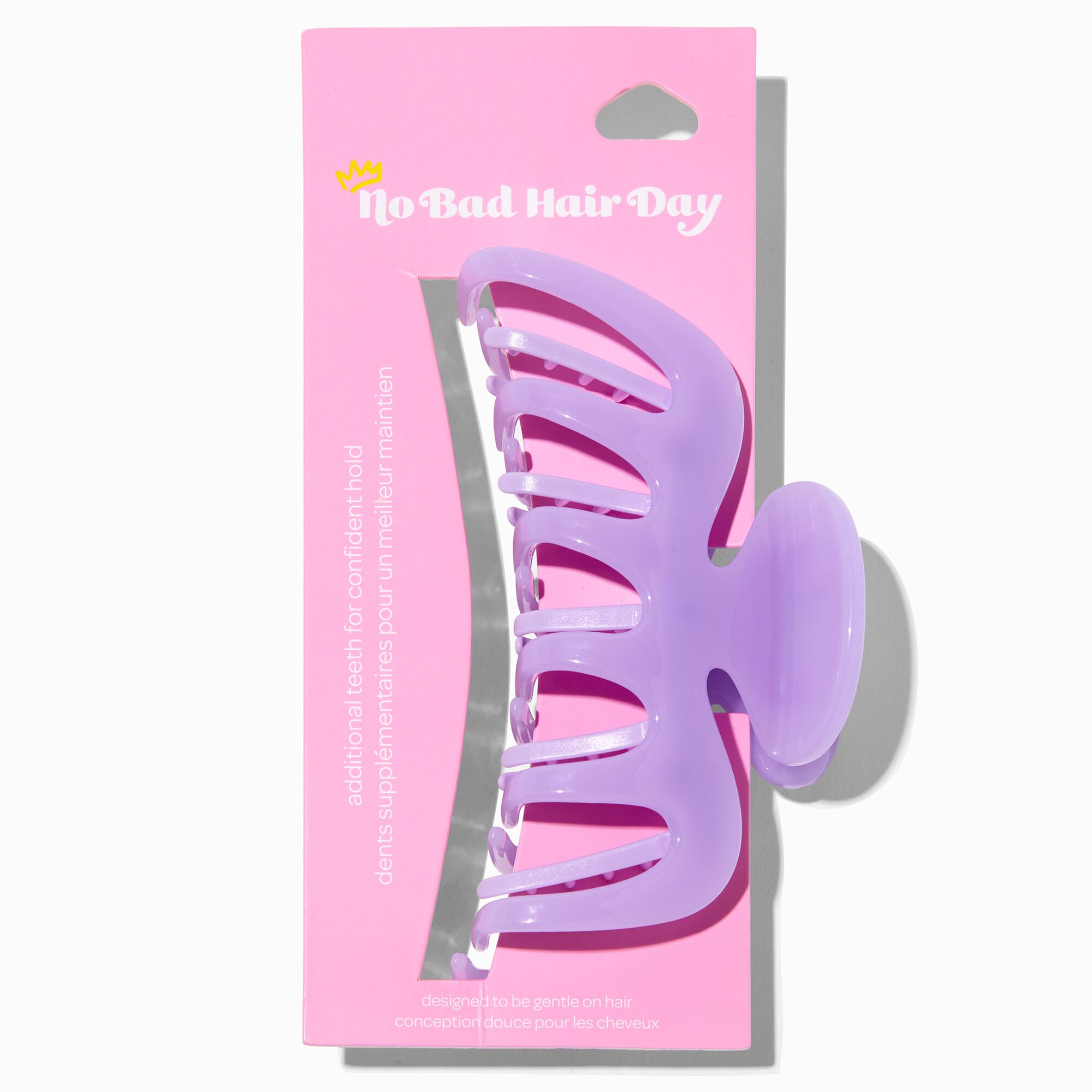 No Bad Hair Day Light Purple Medium Hair Claw,