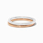 Mixed Metal Spring Bangle Bracelets - 2 Pack,