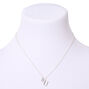 Silver Rainbow Initial Jewellery Gift Set - U, 4 Pack,